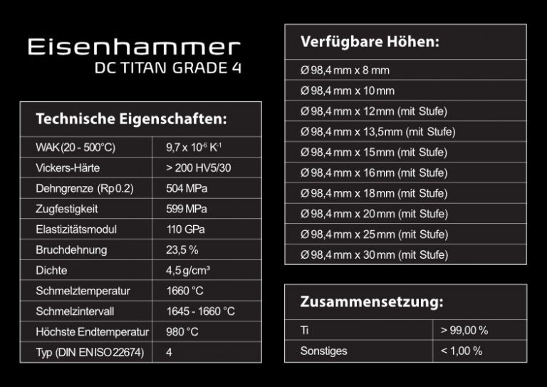 Eisenhammer DC Titan Grade 4