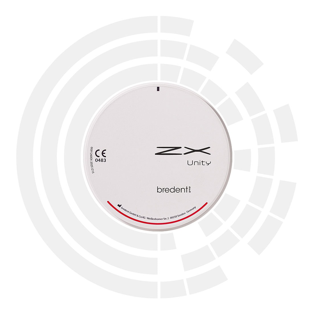 bredent group ZX Unity High-performance zirconia blank